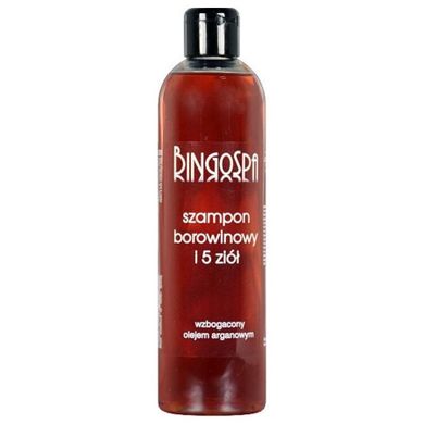 BingoSpa, szampon borowinowy, 5 ziół, wzbogacony olejem arganowym, 300 ml
