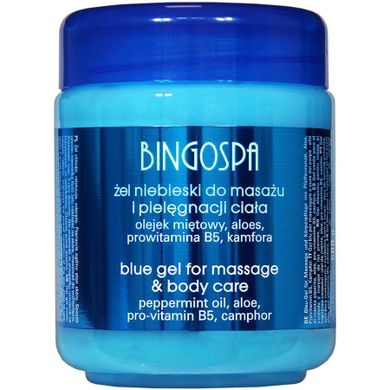 BingoSpa, żel niebieski do masażu i pielęgnacji ciała, 500g