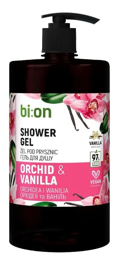 Bio Naturell, kremowy żel pod prysznic, orchidea i wanilia, 946 ml