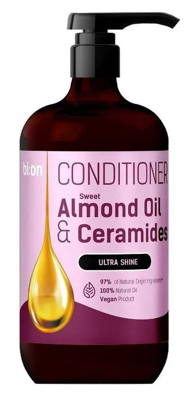Bio Naturell, odżywka do włosów ze słodkimi migdałami i ceramidami 946 ml