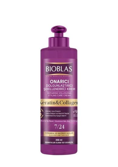 Bioblas, Keratin&Collagen, krem do stylizacji włosów, 250 ml