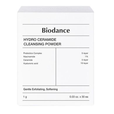 Biodance, Hydro Ceramide Cleansing Powder, puder enzymatyczny do twarzy, 30-1g