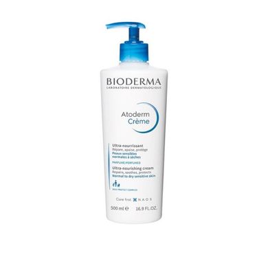 Bioderma, Atoderm Creme, wzmacniająco-natłuszczający krem do ciała, 500 ml