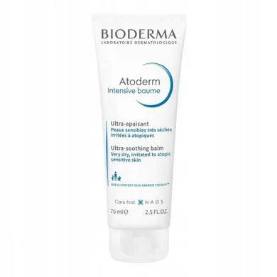 Bioderma, Atoderm Intensive Baume, kojący balsam emolientowy do ciała, 75 ml