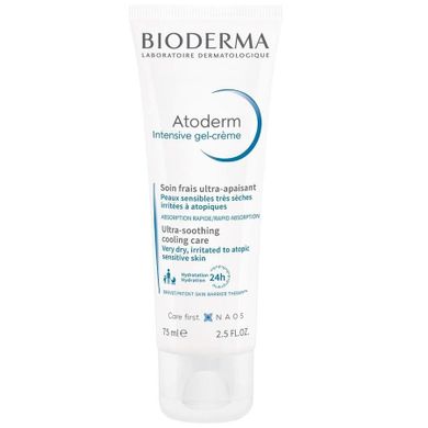 Bioderma, Atoderm Intensive Gel-Creme, żel-krem przeciwświądowy, 75 ml