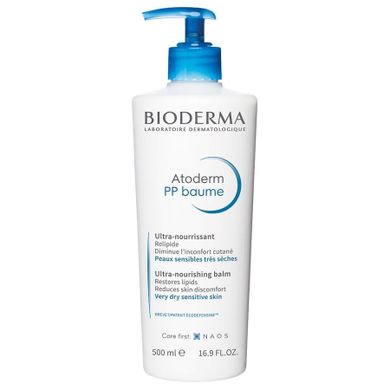 Bioderma, Atoderm PP Baume Ultra-Nourishing Balm, bogaty balsam nawilżający do ciała, 500 ml