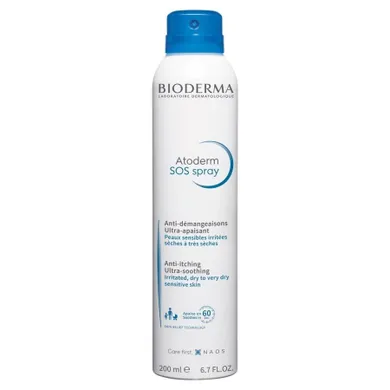 Bioderma, Atoderm SOS, spray przeciwświądowy, 200 ml