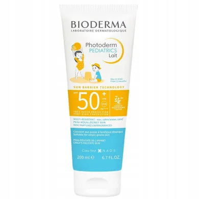 Bioderma, Photoderm Pediatrics Lait SPF50+, ochronne mleczko dla dzieci, 200 ml