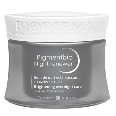 Bioderma, Pigmentbio Night Renewer, rozjaśniający krem do twarzy na noc, 50 ml