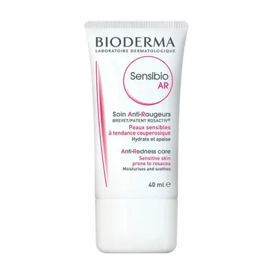 Bioderma, Sensibio AR, krem redukujący zaczerwienienia do skóry wrażliwej i naczynkowej, 40 ml