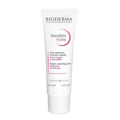 Bioderma, Sensibio Forte, łagodząco-nawilżający krem do twarzy do skóry wrażliwej, 40 ml