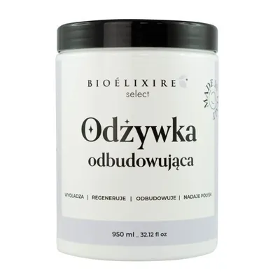 Bioelixire, Select, odżywka odbudowująca do włosów zniszczonych, 950 ml