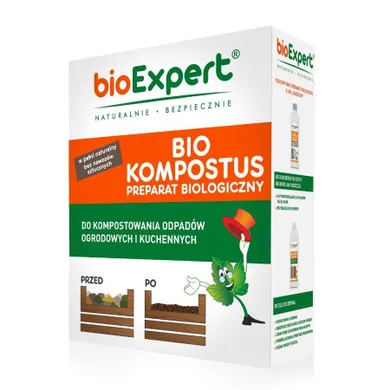 bioExpert, BIO Kompostus, preparat biologiczny do kompostowania odpadów, 500 g