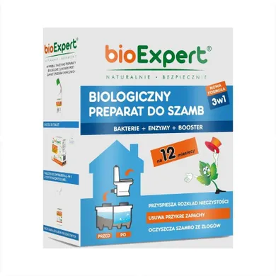 bioExpert, biologiczny preparat do szamb 3w1, 1 kg