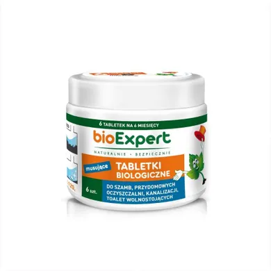 bioExpert, tabletki biologiczne do szamb i przydomowych oczyszczalni, 6 szt.