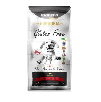 Biofeed, Euphoria, Adult Large & Medium, wołowina, mokra karma dla psów, 50g