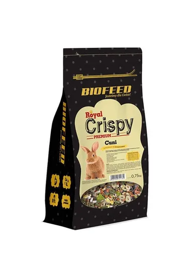 Biofeed, royal crispy premium cuni 0, 75 kg