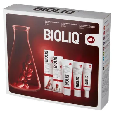 Bioliq, 65+ zestaw, krem na dzień, 50 ml + krem na noc, 50 ml + krem do oczu ust szyi i dekoltu, 30 ml