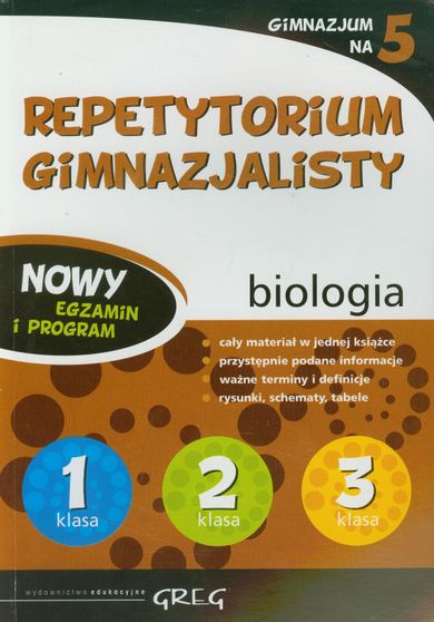 Biologia. Repetytorium gimnazjalisty