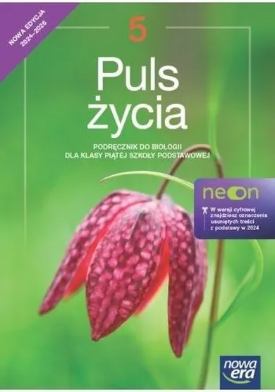 Biologia SP 5. Puls życia neon. Podręcznik