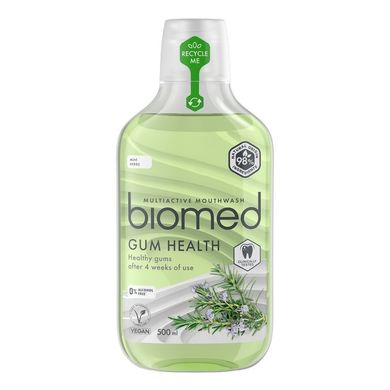 Biomed, płyn do płukania jamy ustnej, Gum Health, profilaktyka dziąseł, 500 ml