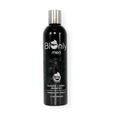 BIOnly, Men, szampon, olej konopny, 300 ml