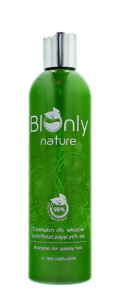 BIOnly, Nature, szampon do włosów przetłuszczających się, 300 ml