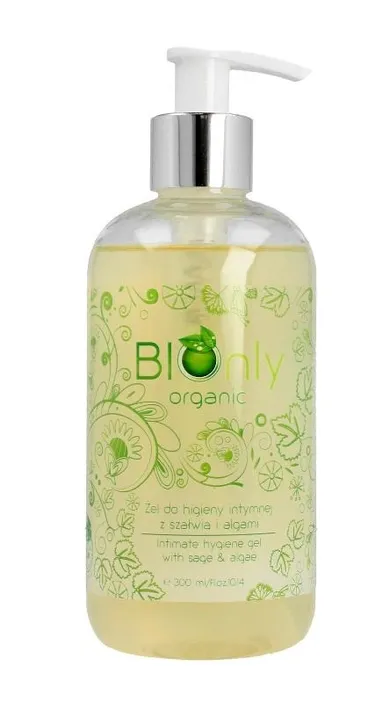 Bionly, Organic, żel do higieny intymnej z szałwią i algami, 300 ml