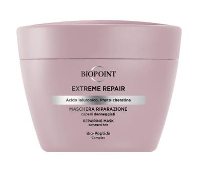 Biopoint, Extreme Repair, maska do ekstremalnego oczyszczenia włosów z kwasem hialuronowym 200 ml