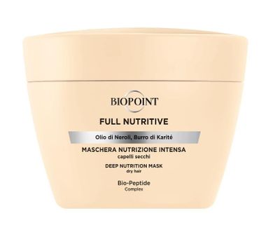 Biopoint, Full Nutritive, maska do włosów intensywnie odżywiająca, 200 ml