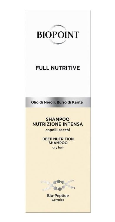 Biopoint, Full Nutritive, szampon do włosów intensywnie odżywiający, 200 ml