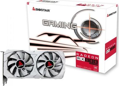 Biostar, karta graficzna, Radeon RX 580 8GB White D5