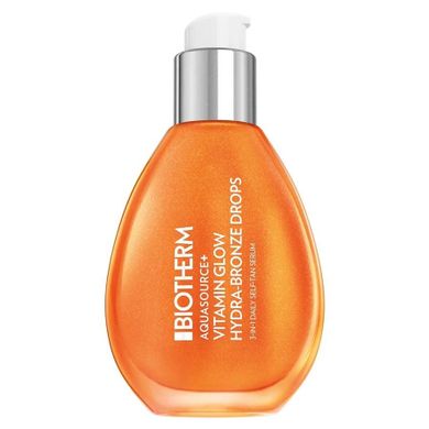 Biotherm, Aquasource+ Vitamin Glow Hydra-Bronze Drops, samoopalające serum 3w1, 50 ml