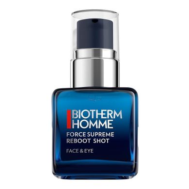Biotherm, Homme Force Supreme Reboot Shot, przeciwzmęczeniowe serum do twarzy i okolicy oczu, 30 ml