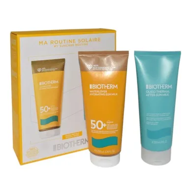 Biotherm, zestaw, krem do opalania SPF 50, 200 ml + emulsja po opalaniu, 200 ml