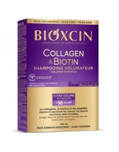 Bioxcin, Collagen&Biotin, szampon do włosów wzmacniający, 300 ml