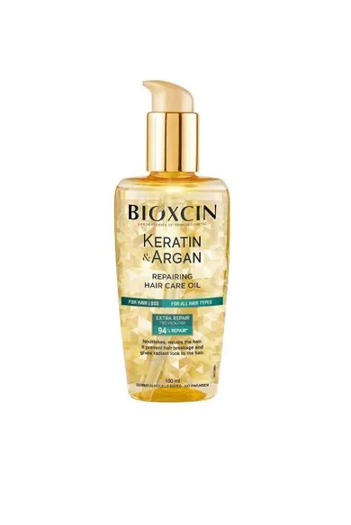 Bioxcin, Keratin&Argan, olejek do włosów regenerujący, 150 ml