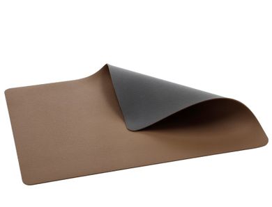 Bitz, podkładki pod talerze, 46-33 cm, 4 szt., drewniany, tytanowy