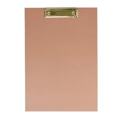Biurfol, deska z klipem A4, rose gold, 1 szt.