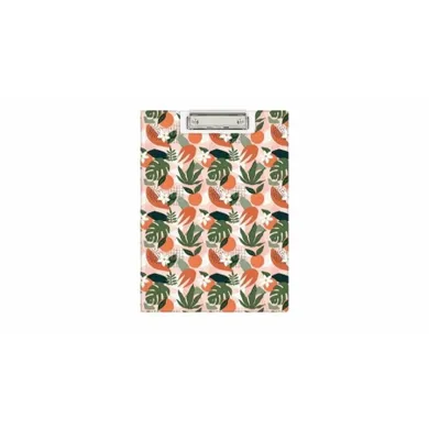 Biurfol, deska z klipem A4, tropical