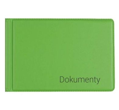 Biurfol, okładka na dokumenty małe, grass, 1 szt.