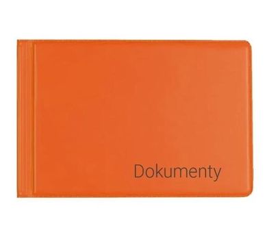 Biurfol, okładka na dokumenty małe, orange, 1 szt.