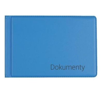 Biurfol, okładka na dokumenty małe, sky, 1 szt.