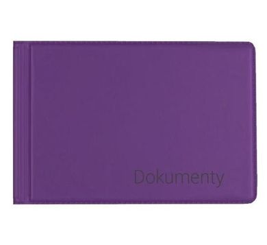 Biurfol, okładka na dokumenty małe, violet, 1 szt.