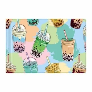 Biurfol, okładka na dokumenty ucznia małe, z nadrukiem, bubble tea, 1 szt.