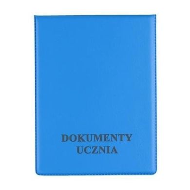 Biurfol, okładka na dokumenty ucznia, pionowa, sky, 1 szt.