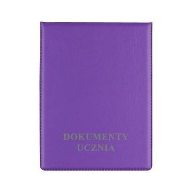 Biurfol, okładka na dokumenty ucznia, pionowa, violet, 1 szt.