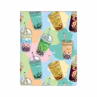 Biurfol, okładka na dokumenty ucznia, pionowa, z nadrukiem, bubble tea, 1 szt.