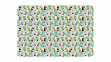 Biurfol, podkładka do prac plastycznych A3, bubble tea