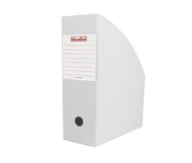 Biurfol, pojemnik na dokumenty, biały, 10 cm